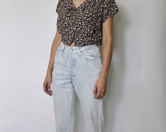 SALE Vintage Levis 501 Denim Jeans | Levi's 501 High Waist Denim Jeans | Levis Acid Wash Jeans | sz 24