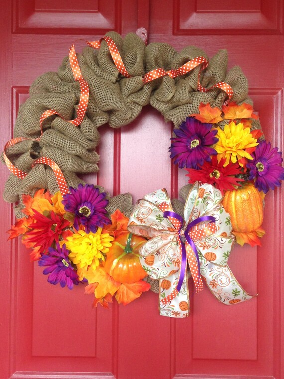 Items similar to Fall Wreath (SALE) on Etsy