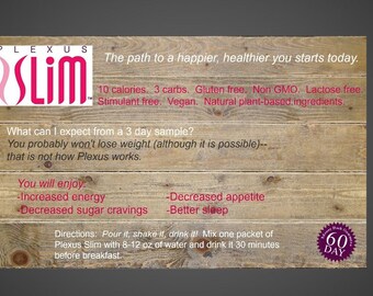 SALE***Digital Plexus 3-Day Sample Card--download