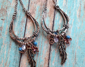 Southwest Boho Earrings, Southwest Jewelry, Boho Jewelry, Boho Earrings, Southwestern Earrings, Hippie Jewelry