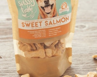 Sweet Salmon Gluten Free Homemade Dog Treats • Dog Biscuits