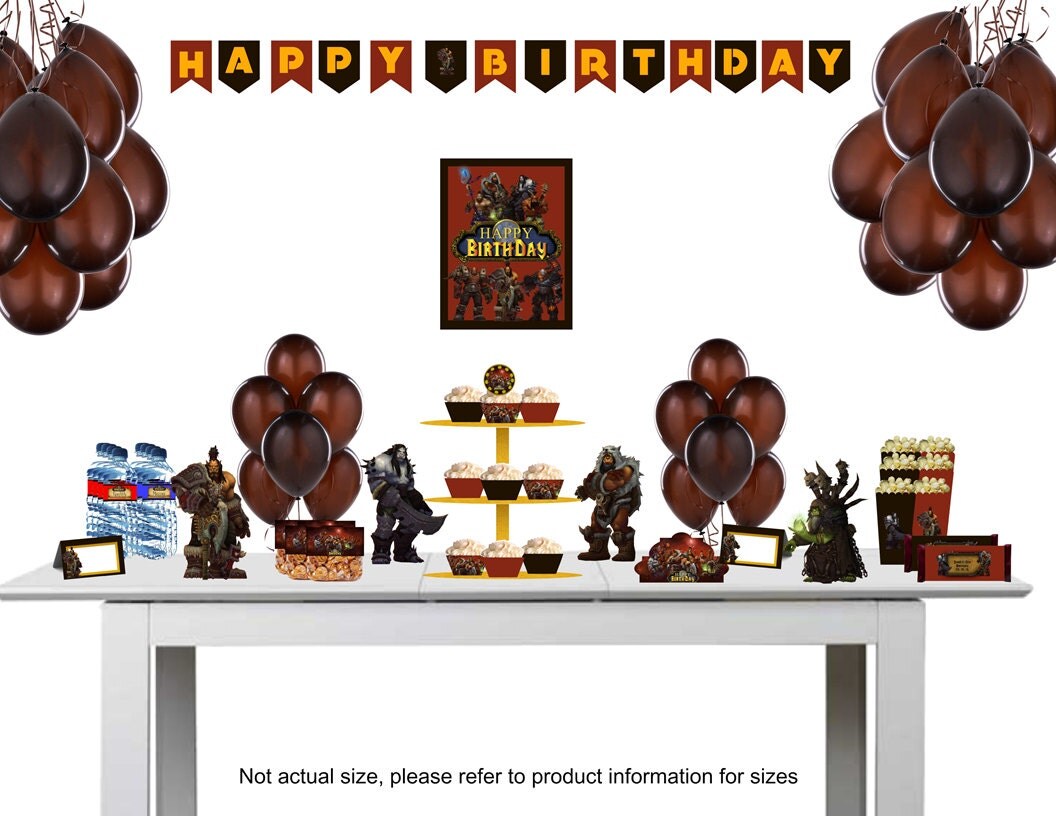 Warcraft Party Supplies Warcraft Invitation WOW Warcraft