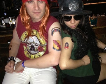 Slash Temporary Tattoos Digital Download Guns and Roses