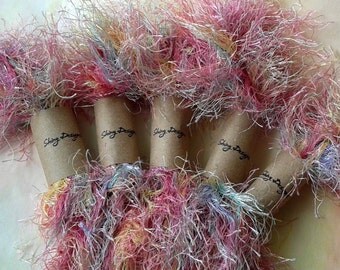 Eyelash Yarn for Art Journal and Scrapbooking Embellishment - Junk Journal, Smash Book Fiber - Paper Craft, Art Tags, Mixed Media, Collage