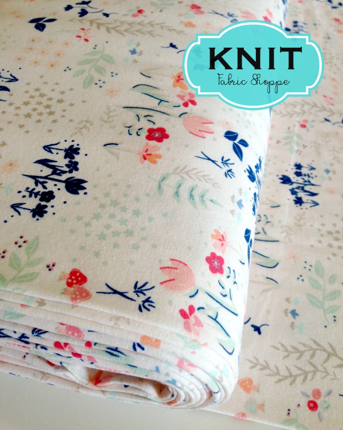 Stretch KNIT fabric Paperie Fabric Art Gallery by