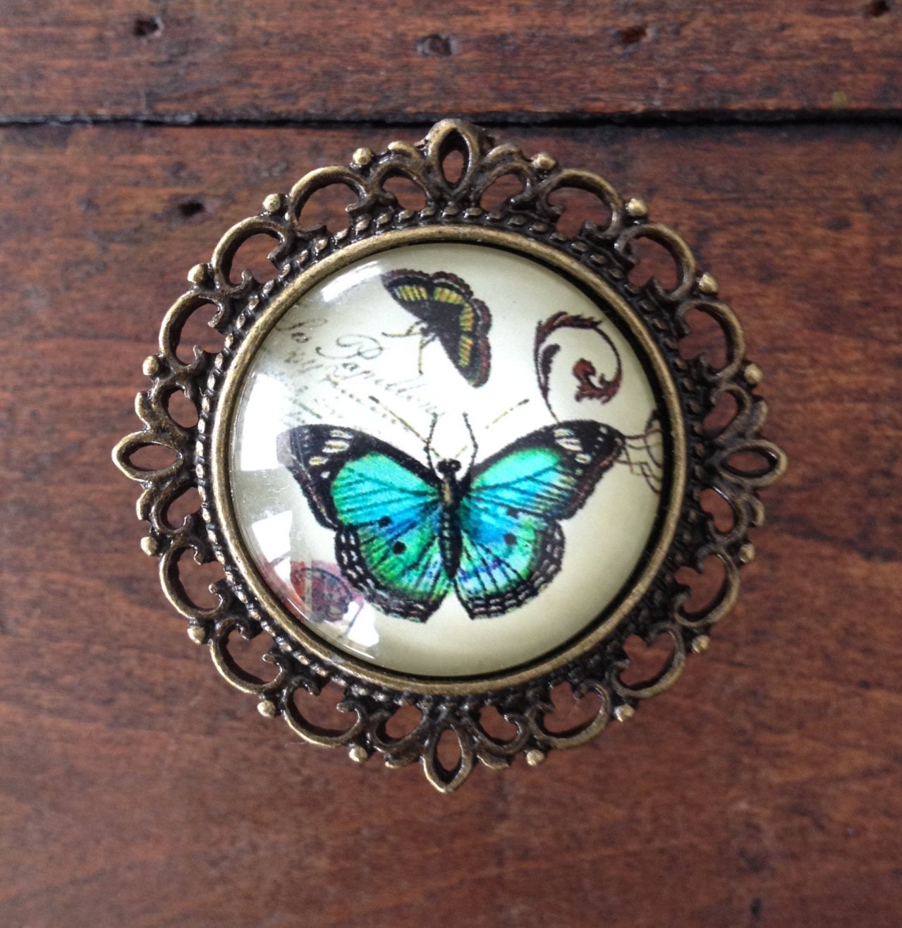 Butterfly Drawer Knobs Knobs in Brass MK152 B