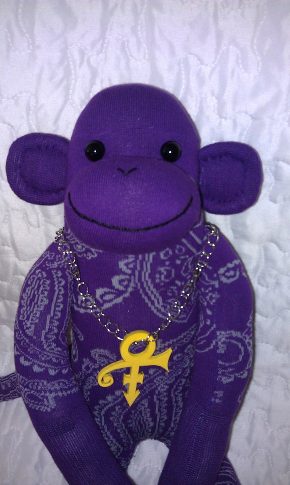 purple sock monkey