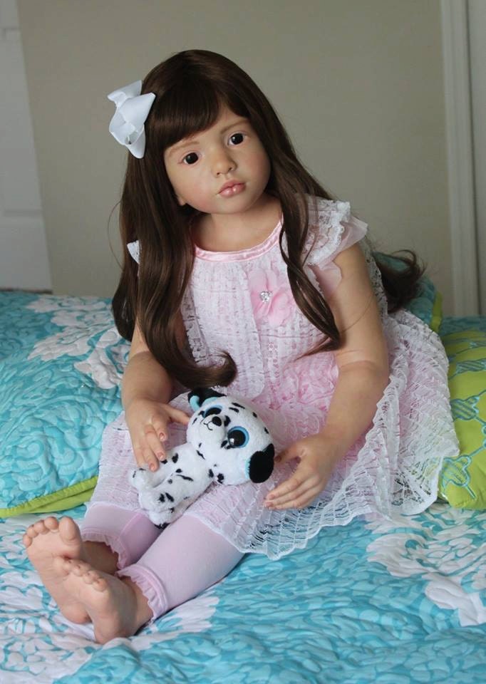 CUSTOM Reborn Toddler Child Size Doll Angelica by Reva