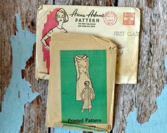 Vintage Pattern - Anne Adams 4920 - AA4920 - Dress Pattern - Shift Dress - Mail Order Pattern - 1968 Day Dress Pattern