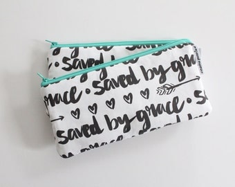 pencil pouch -- saved by grace