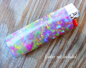 Fire Opal Vinyl Waterproof Sticker for Lighter, wrap, skin, cover, smoke weed, pot, bic, 420