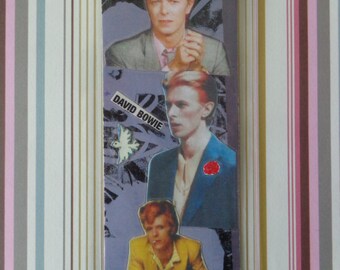 David Bowie Collage Bookmark by Pepperland