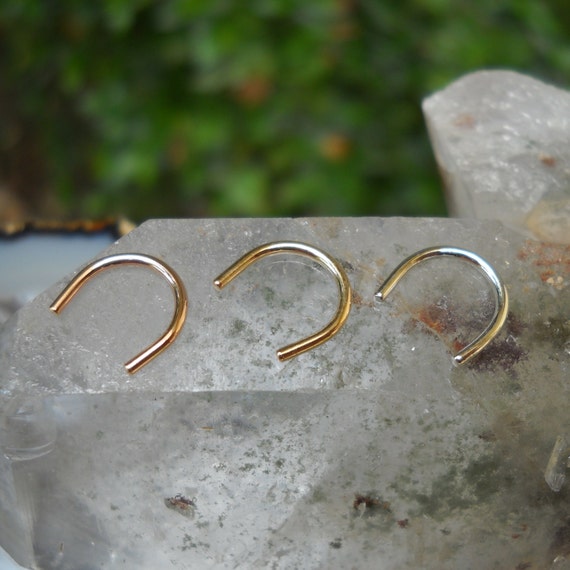 Septum Retainer Retainer Piercing Nose Retainer 14K