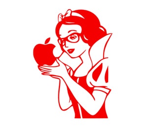 Free Free 327 Snow White Holding Apple Svg SVG PNG EPS DXF File