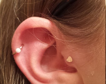 Tiny Heart Tragus Stud Tragus Jewelry Cartliage Earring Helix Piercing
