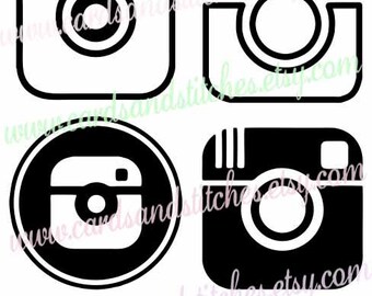 Instant Picture Frames SVG - Camera SVG - Digital Cutting File - Graphic Design - Vector File - Instant Download - Svg, Dxf, Jpg, Eps, Png