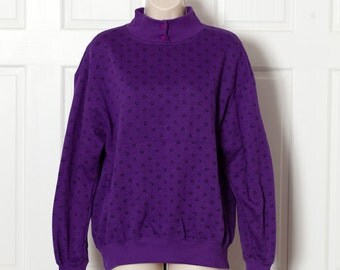 vintage purple sweatshirt