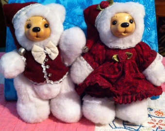 Raikes Bears, Nick & Noel, Jointed,Wood Face and Feet#77 of 450