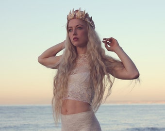Shell crown, mermaid tiara, mermaid crown