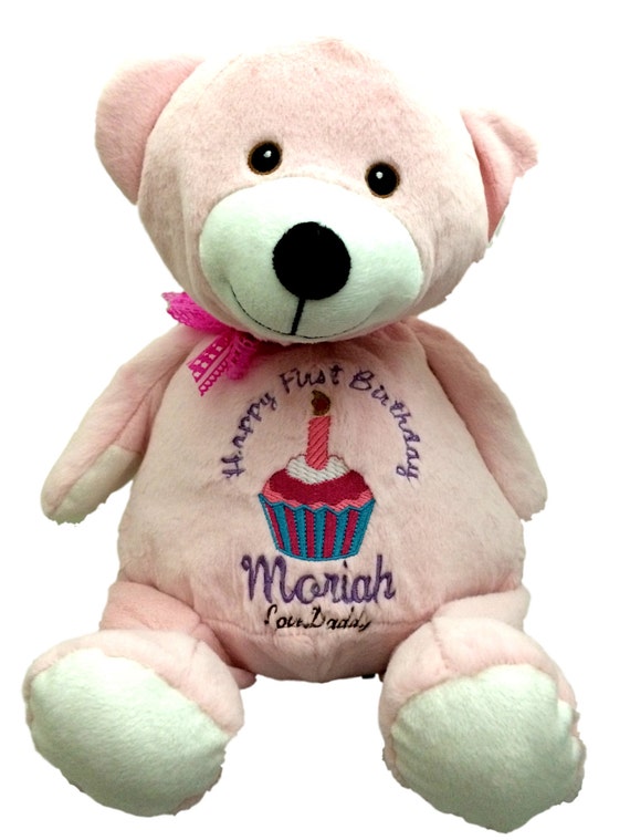 teddy bears with birth details