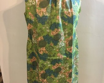 Stunning 1950s brocade dress