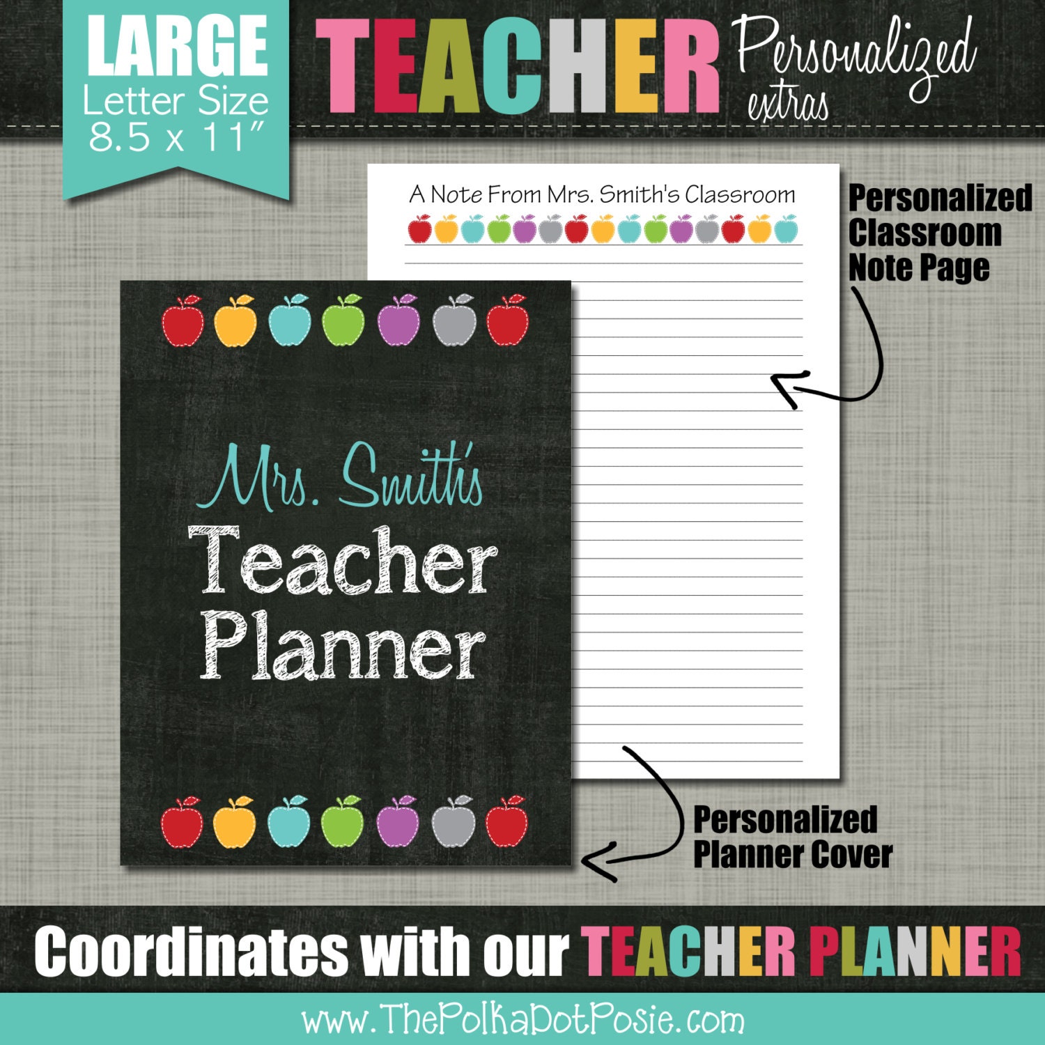 SPECIAL Teacher Planner Personalized Extras Printable
