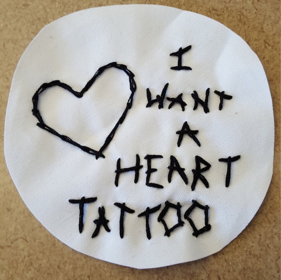 Heart Tattoo Lyrics Joyce | joyce manor heart tattoo sew on patch Heart Tattoo Lyrics Joyce | joyce manor heart tattoo sew on patch