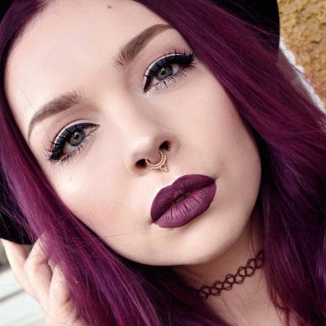 Solid 14k Rose Gold Septum Jewelry Nose Ring Septum Ring
