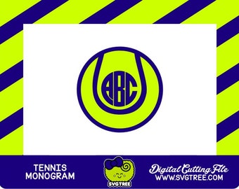 Tennis SVG Tennis Monogram Tennis Decor Commercial Free Cricut Files Silhouette Files Digital Cut Files svg cut files vector art