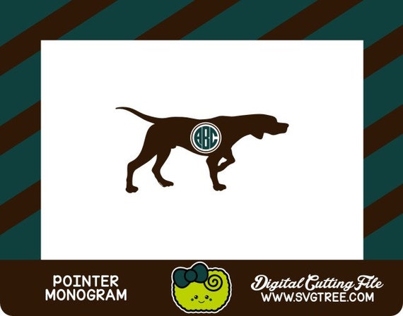 Download Dog Monogram SVG Hunting Monogram SVG Dog SVG Commercial ...