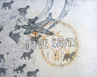 Original Etching / hand pulled