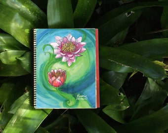 Lotus Flower Personalized Planner | Student Planner | Daily Planner | Monthly Planner
