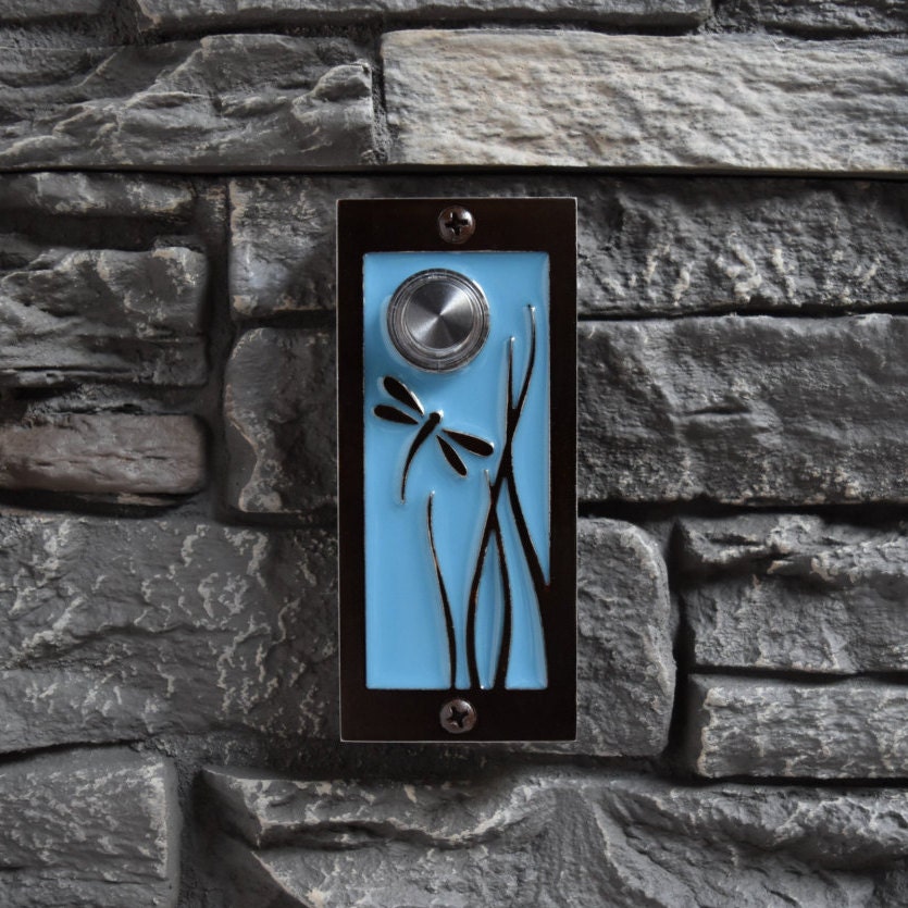 Dragonfly Doorbell with Lighted Button
