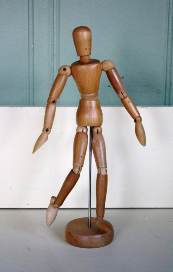 human figure wooden model