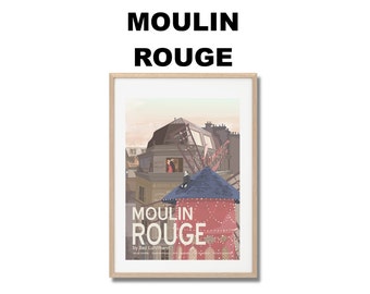 Moulin Rouge Movie Print - Poster Baz Luhrmann A3