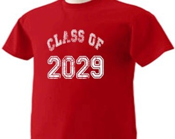 Class Of 2029 T-Shirt Graduation Gift