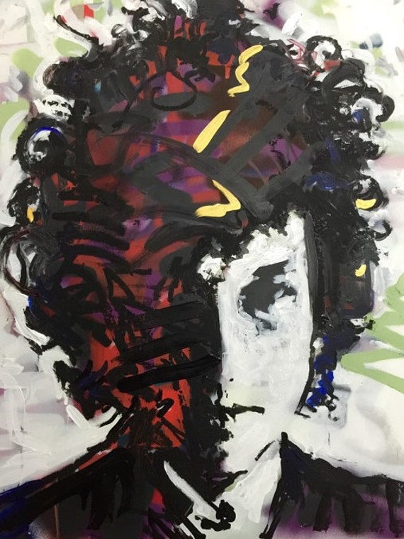 Bob Dylan Painting by artist Matt Pecson Pop Art Painting