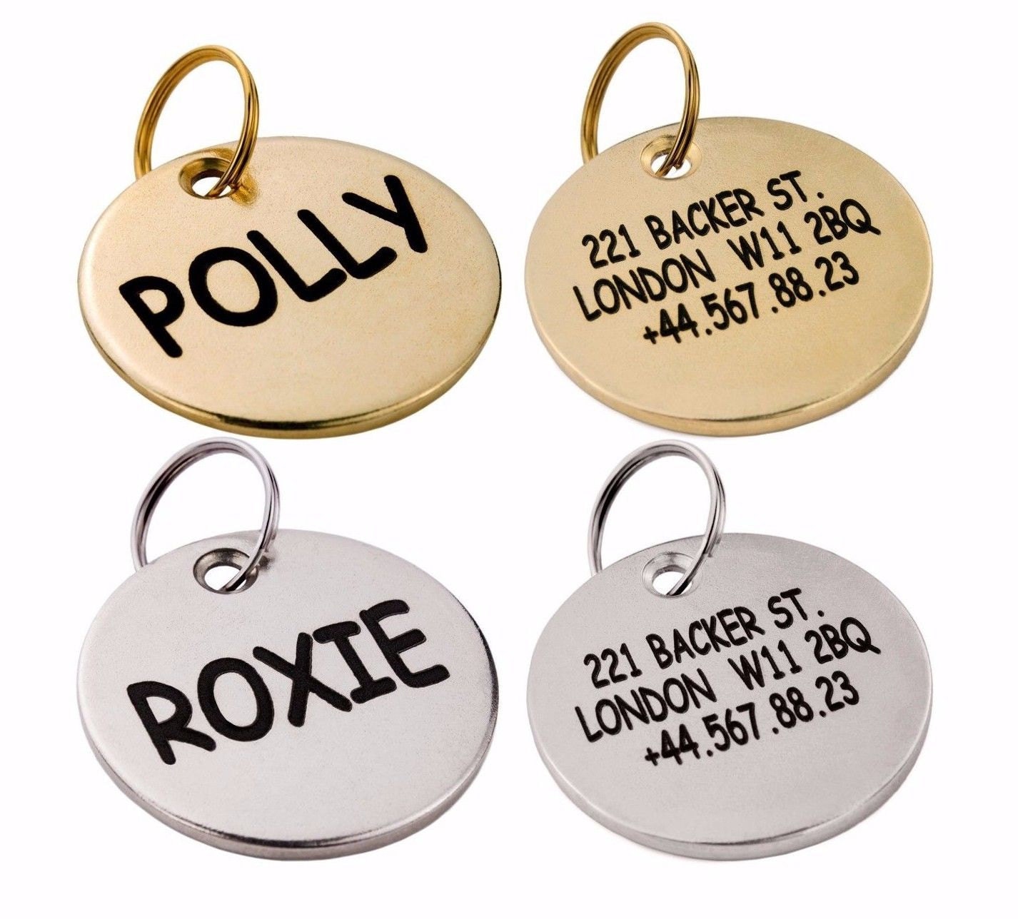 Dog Tag Custom Dog Tag Personalized Dog Name Tag Brass or