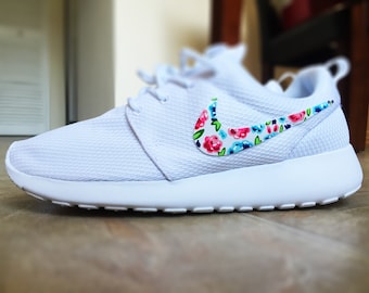 Nike Roshe Run Floral Etsy nike roshe run floral etsy