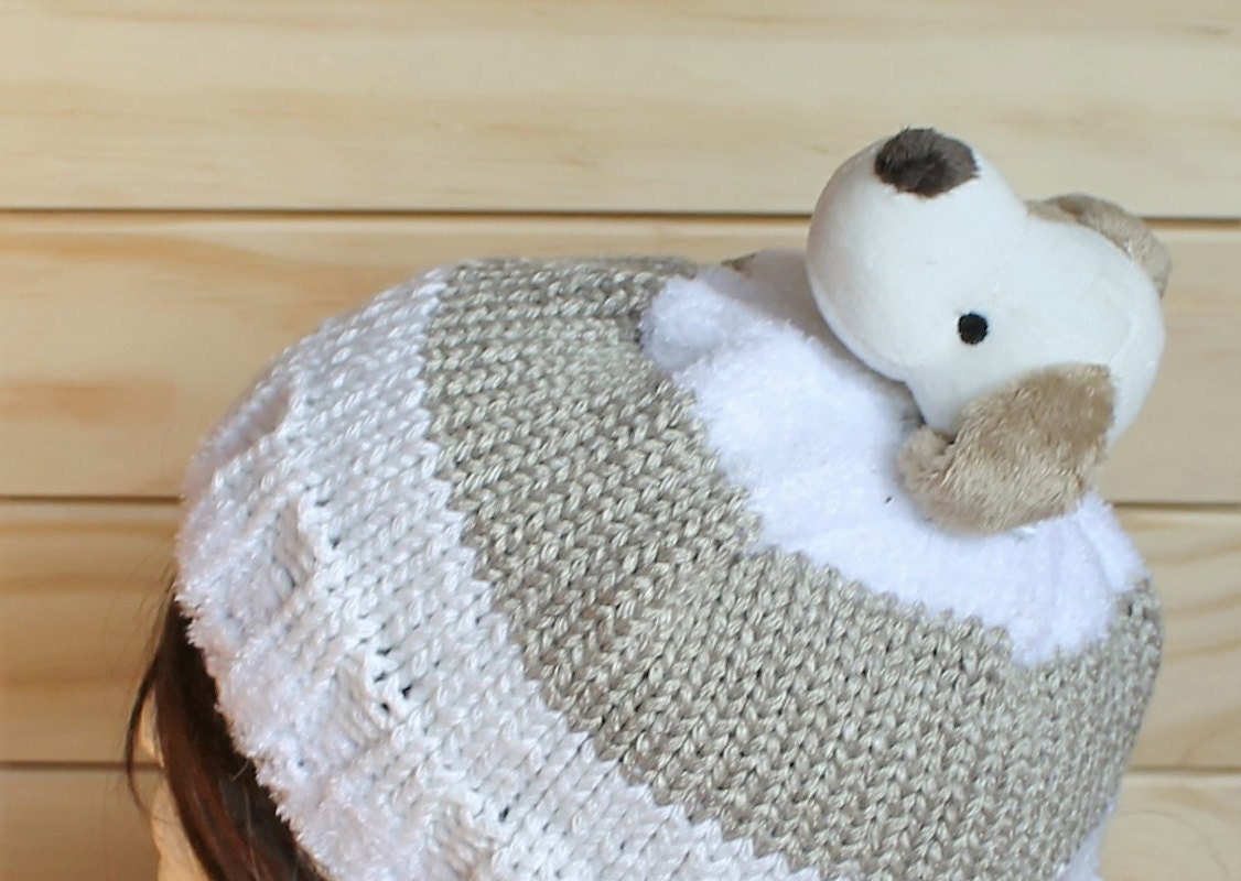 Child's Hat Puppy Dog by AuntElaines on Etsy