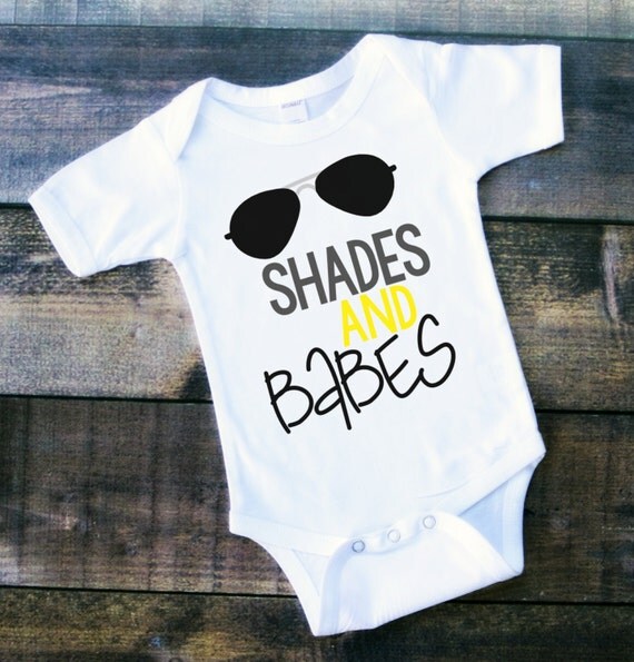 Shades and Babes Onesie Bodysuit Shades Babes by RiverRoseDesignCo