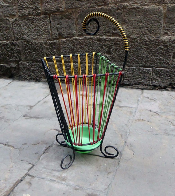 Vintage umbrella stand holder 50s by Mementosbcn on Etsy
