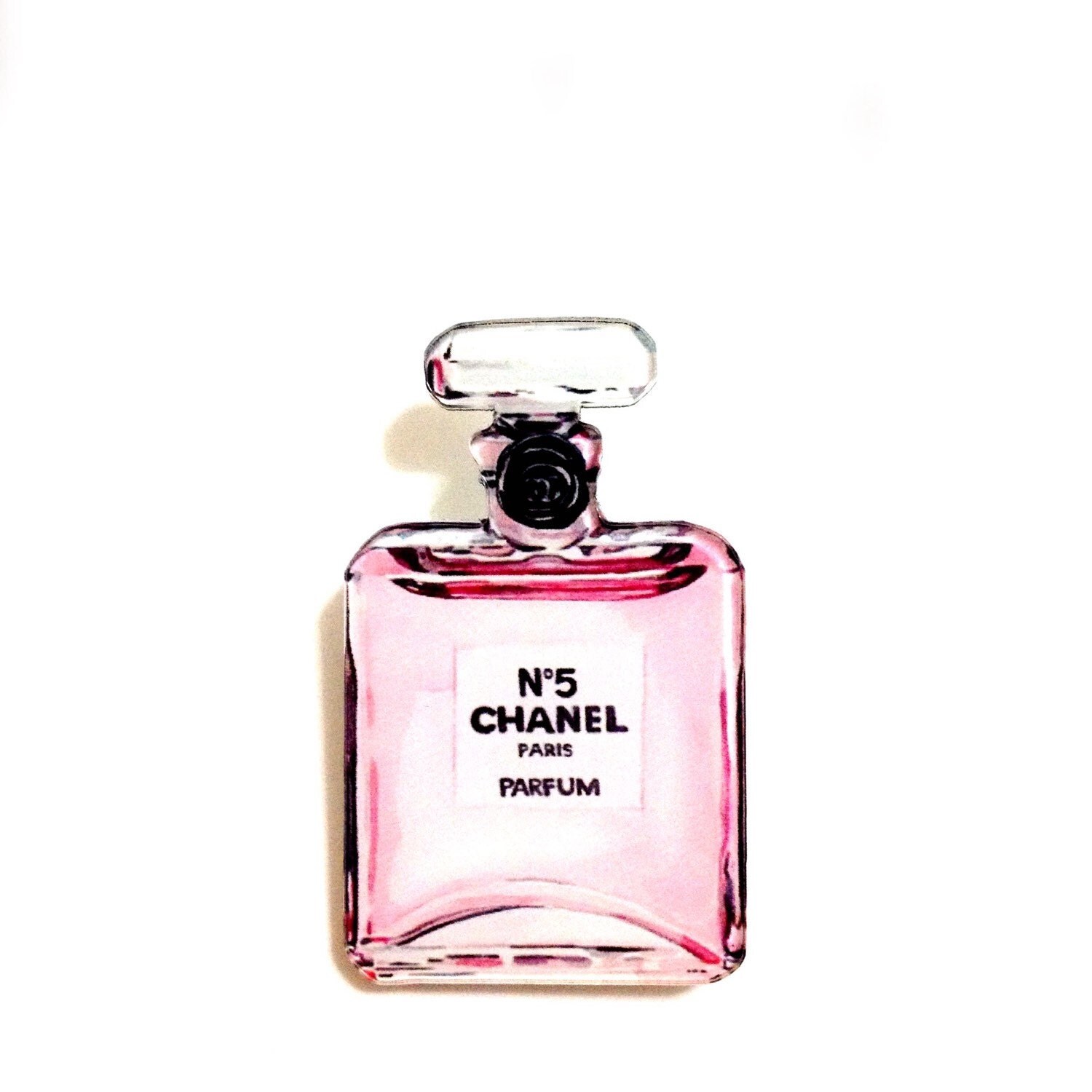 Coco Chanel Fashion print Chanel nº 5 Parfum bottle print