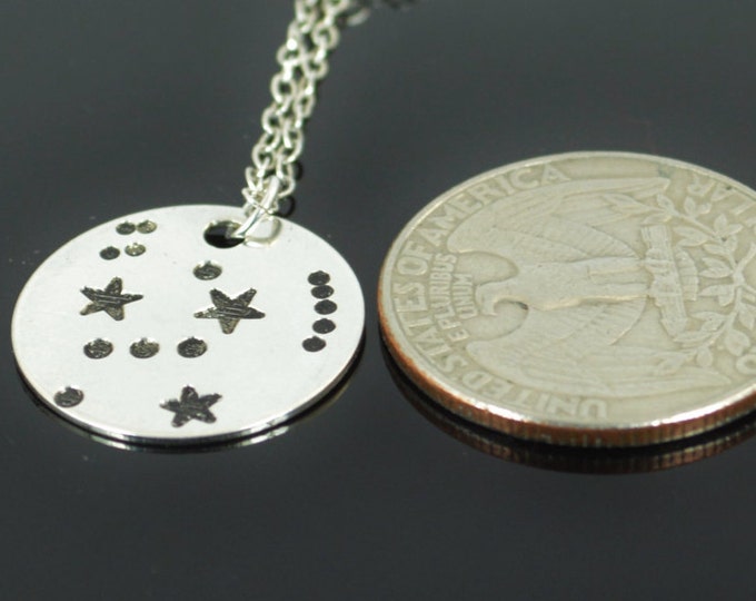 Sterling Silver Orion Necklace, Orion Necklace, Sterling Silver, Constellation, Orion Jewelry, Star Pendant, Orion, Silver Pendant