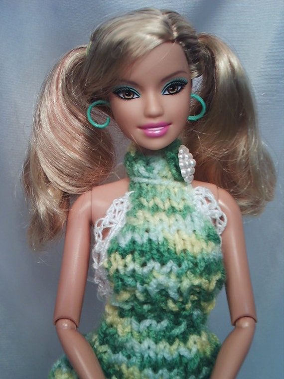 Rare Mattel Barbie fashionista summer 11 inch doll with custom