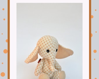 elephant pdf pattern, PDF Plush elephant, stuffed elephant, Soft Animal, Animal toy, сloth toy