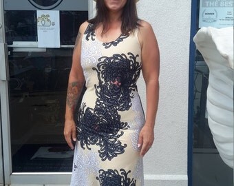 Malihini Hawaii Designers Collections. Vintage 1970's Hawaiian Maxi Dress size 8 FREE SHIPPING from RCMooreVintage