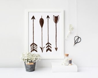 Arrow Wall Art arrow wall art | etsy Arrow Wall Art arrow wall art | etsy