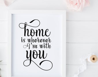 Home is wherever | Etsy