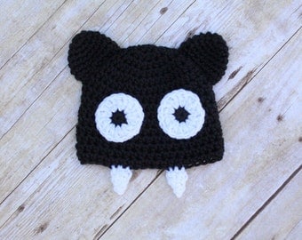 Bat Hat, Child Baby Newborn Bat Hat, Halloween Hat, Baby Newborn Halloween Hat, Bat Costume, Halloween Costume, Fall Hat, Crochet Bat Hat
